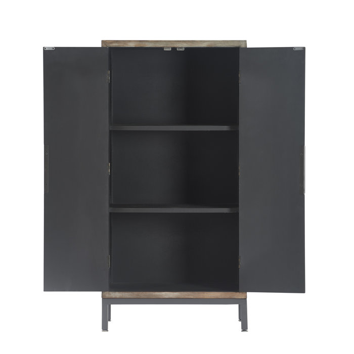 Tommy Hilfiger Hayworth Tall Accent Storage with Mirrored Doors